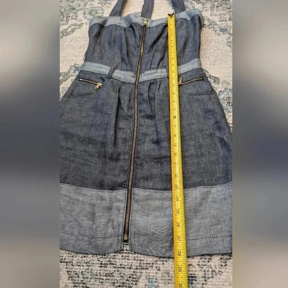 Cynthia Steffe Mid denim summer dress size 2 - Picture 3 of 6